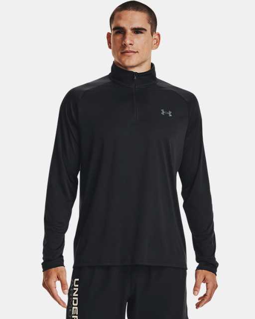 Under Armour Mens Rival Fitted Pull Over Breathable Running Hoodie Made of Stretchy Material Hooded Jumper with Practical Kangaroo Pocket 